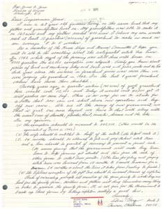 Letter from Mr. Alvin Berg to Congressman James R. Jones regarding tax reform, April 5, 1976 