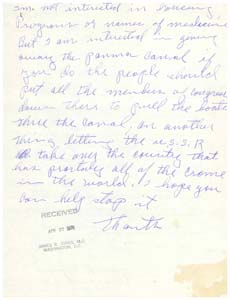 Letter from Mr. Charles C. Haddock to Congressman James R. Jones regarding legislative issues, April 27, 1976