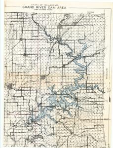 ["Create a concise and logical summary using the title Survey map and the text: This survey map illustrates property lots, highways, railroads, bodies of water, and state lines. Dimensions: Not specified."]