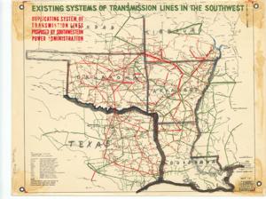 ["This document presents two coverage maps provided by the Southwestern Power Administration.  Dimensions: Not specified."]