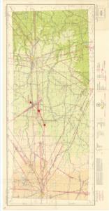 ["Create a concise and logical summary using the title from the TITLE column and the text in the summary: A transportation map produced by the U.S. Coast and Geodetic Survey, featuring annotations for Clinton Municipal Airport, Burns Flat, and a Landing Strip. Dimensions: Not specified."]