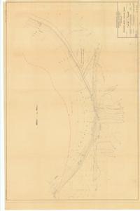 ["Hydrologic map by War Department, U.S. Army Corps of Engineers, depicting the bank line, elevation, and railways. Dimensions: not specified."]