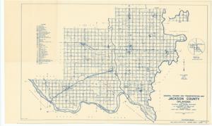 ["Create a concise and logical summary using the title Transportation map by the Oklahoma State Highway Department and the text in the summary. This map, produced by the Oklahoma State Highway Department, highlights the locations of Lobos and Gypsum Creek in red. Dimensions: not specified."]