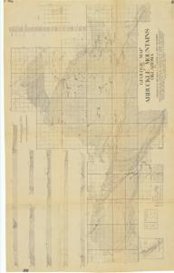 ["Create a concise and logical summary using the title CAC_CC_053_4_0000_1_36 and the provided text: This geological map, created by Charles E. Decker, C.L. Cooper, and Rex McGehee of the Oklahoma Geological Survey, illustrates iron ore hills, mining operations, ore outcrops, test holes, and topographic data. It was removed from the Indian Publication File. Dimensions: 30 3/8 x 48 1/2."]