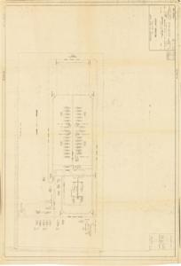 ["Create a concise and logical summary using the title from the TITLE column and the text in the summary.  This site plan, prepared by the War Department and U.S. Army Corps of Engineers, illustrates a building schedule and was extracted from the 80th Congress Armed Services legislative records concerning the Remount Station Transfer.  Dimensions: 26 1/2 x 41."]