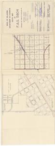 ["Route map by the Department of Highways, State of Oklahoma, depicting highways, construction, and approved and alternate routes through Fairland in Ottawa County, Oklahoma. Dimensions: 11 1/2 x 30."]