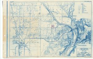["Create a concise and logical summary: This site map, produced by the War Department and the U.S. Army Corps of Engineers, illustrates township lines, right-of-way limits, railroads, improved roads, buildings, limestone quarry prospects, and elevations relative to mean sea level. Map dimensions: not specified in the provided data."]