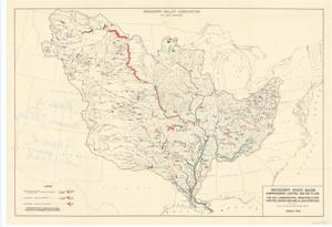 ["Hydrologic Map: This map illustrates comprehensive plans for soil conservation, irrigation, flood control, navigation, and related purposes, serving as the third in a series of three maps. Dimensions: 90C (based on ID reference)."]