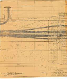 ["The document represents a plan item consists of three separate sheets that align to portray the area plan of the Red Fork Route in the Tulsa Metropolitan Area, Tulsa County, Oklahoma. This project is under the Engineering Contract No. 174. Section 1 (of 3) ranges from gridlines N 415, 250 to N 416, 250; Section 2 (of 3) ranges from gridlines N 416, 250 to N 418, 750; Section 3 (of 3) ranges from gridlines N 418, 750 to N 419, 250. A letter-sized area plan overview of Sections 2 and 3 accompanies this item. Area plan (diazotype, blueline print); 22 3/4 x 20 1/16 inches (Section 1); 22 5/8 x 33 1/8 inches (Section 2); 22 5/8 x 27 9/16 (Section 3); Right-of-Way; SWO-2271-(1); Stamped (verso of Section 3; blue, ink): PR 7373; Annotated and inscribed (color-coded; blue, red, green, pencil)."]
