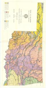["The document represents a map item is a map of the State of Oklahoma and features color-coded regions of the different habitats within the state. These habitats correspond to a game type. Map (gel-lithograph; color); 30 x 58 inches."]