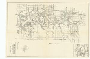 ["The document represents a plan item is a plan and map of the Project Recreation Areas at Fort Gibson Reservoir on the Grand (Neosho) River, Oklahoma, which is part of the Arkansas River Watershed. Area plan (topographic map; diazotype, blackline print); 20 1/8 x 14 inches; Sheet No. 1; In 1 Sheet."]