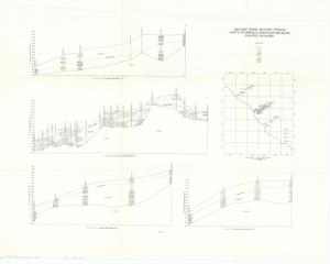 ["The document represents a map geological cross sections include a map showing the location of cross sections. Cross sections (geological map); 19 x 24 1/16 inches; Plate 9."]